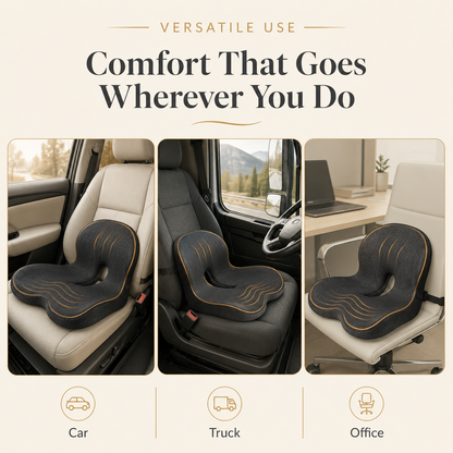 Ergonomic Seat & Back Support Cushion